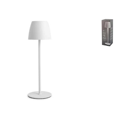 H&H - Lampada Led Eureka Bianco h 38 cm