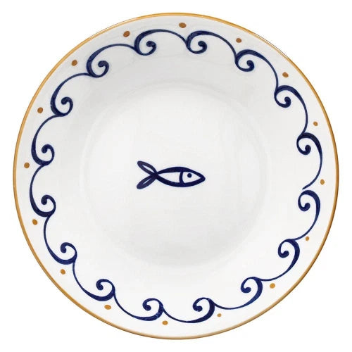 Servizio piatti 18 pezzi Sardinia Porcellana Blu
