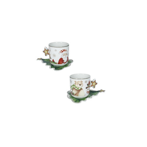TAZZA RACCONTI SET 2 PZ NEW BONE CHINA
