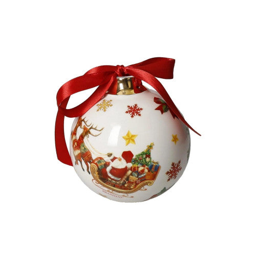 Palla di Natale Christmas in ceramica