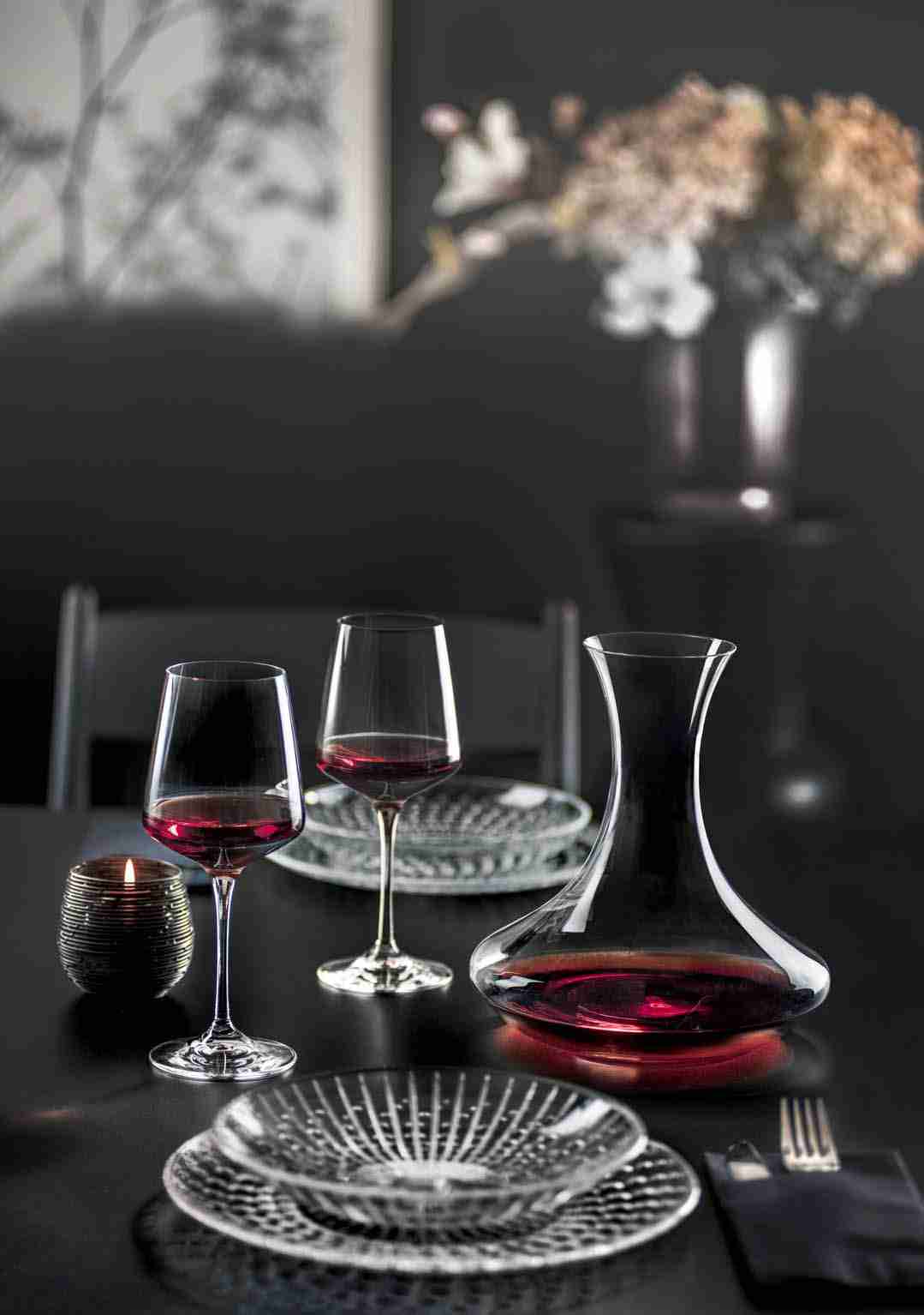 Set Aria 3 Pezzi Decanter  e due calici - RCR