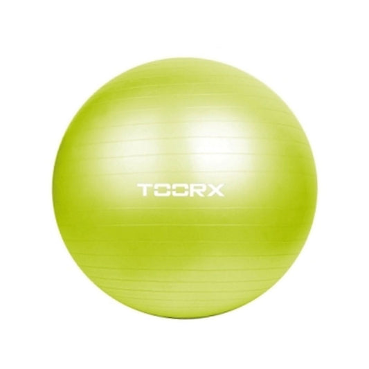 Toorx Pallone da Ginnastica 65 cm Verde Antiscoppio con Pompa Inclusa
