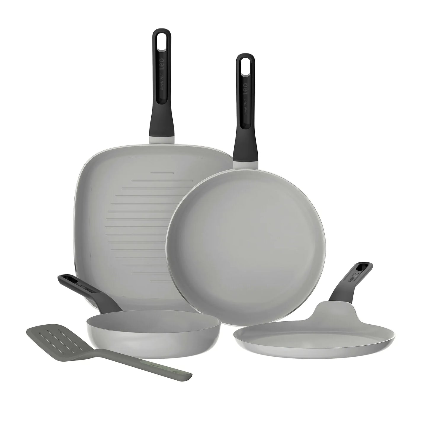 Berghoff Set 4-pz padelle antiaderenti Glints Spirit con paletta Balance