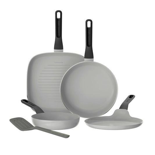 Berghoff Set 4-pz padelle antiaderenti Glints Spirit con paletta Balance